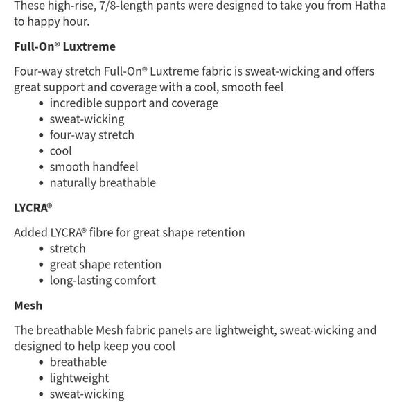 Lululemon High Times Leggings Wing Mesh Side Luxtreme Navy Blue Size 6 - Picture 12 of 12